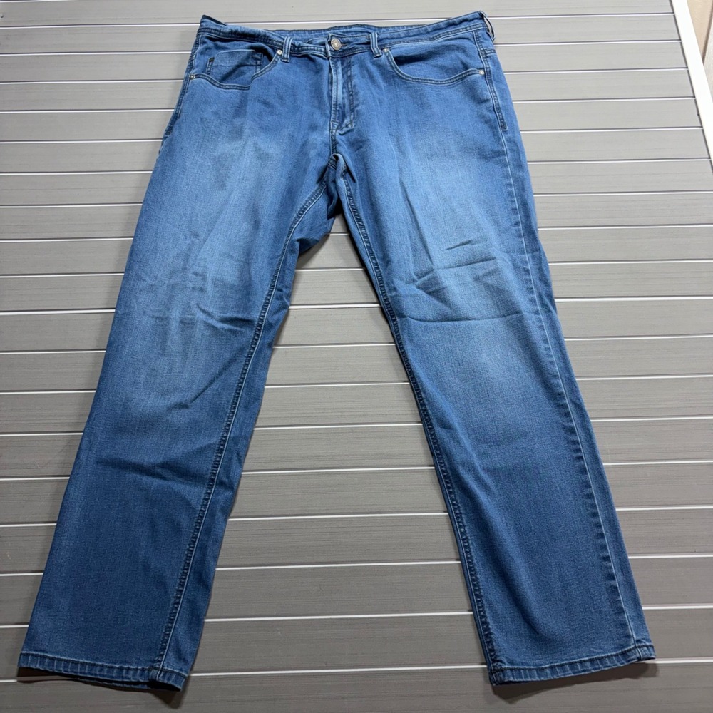 Buffalo David Bitton Axel Slim Stretch Jeans‎ Mens 38x32 Blue Medium Wash Denim